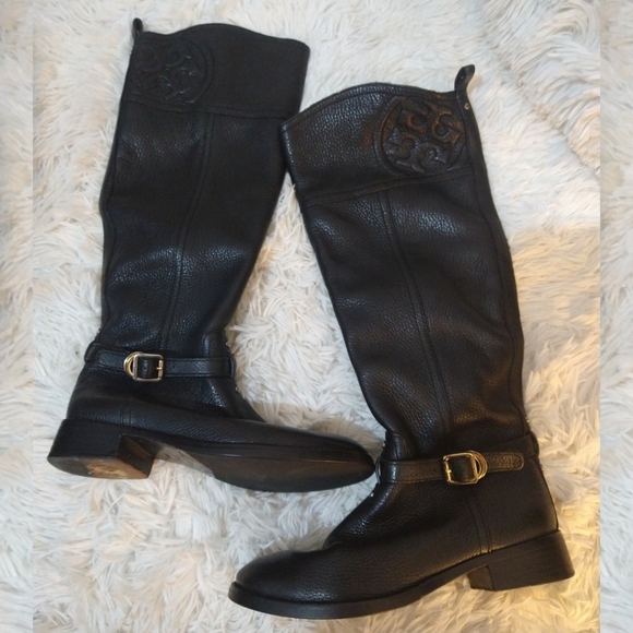 Tory Burch Marlene Riding Boots - Picture 3 of 11